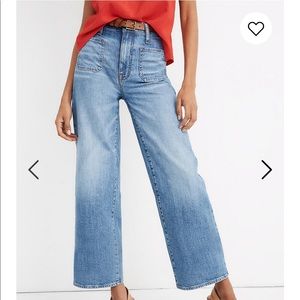 Madewell Wide-Leg Crop w/ Pocket Front